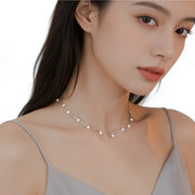 REI 華麗シリーズ【 贅沢 】 自信を纏う ・ ロングネックレス (淡水真珠 / Sv925) 3