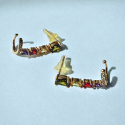 レインボージュエルラインピアス 4