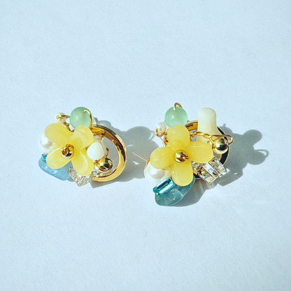 スプリングブロッサムピアス