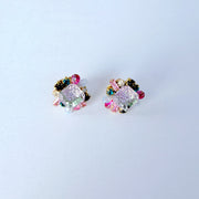 カラフルスクエアビジューピアス 5